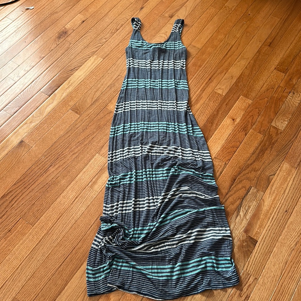 Striped maxi dress
